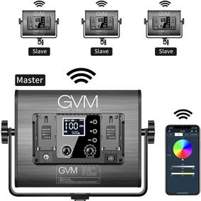 img 1 attached to 🎥 GVM RGB LED Video Light: APP Controlled Photography Lighting Kit with 3 Packs Led Panel Lights, Ideal for YouTube Studio and Video Shooting–3200K-5600K, CRI 97, 8 Unique Scene Lighting Effects Included