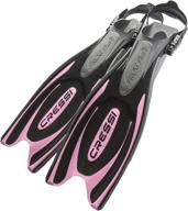 🐸 cressi frog plus open heel scuba diving fins: powerful and efficient dive gear, made in italy logo