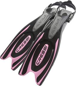 img 4 attached to 🐸 Cressi Frog Plus Open Heel Scuba Diving Fins: Powerful and Efficient Dive Gear, Made in Italy