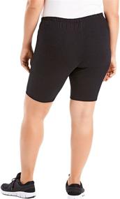 img 3 attached to 🚴 Just My Size Women's Plus-Size Stretch Jersey Bike Short: Comfortable and Stylish Cycling Apparel for Curvy Women