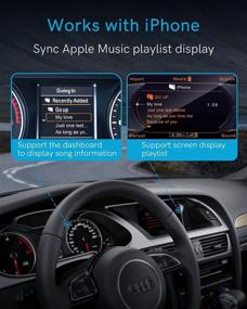 img 1 attached to 🚗 CHOOCL Адаптер для автомобиля с Bluetooth 5.0 aptX-HD для Audi AMI MMI, Mercedes Media Interface, разъем Volkswagen MDI (A1-3000A) - улучшенная совместимость