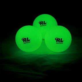 img 3 attached to 🏌️ Tournament-Grade R&amp;L Glow Golf Balls: Bright and Long-Lasting Fluorescent Balls for Night Sports