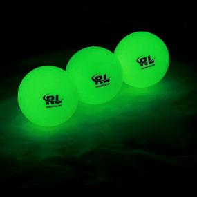 img 4 attached to 🏌️ Tournament-Grade R&amp;L Glow Golf Balls: Bright and Long-Lasting Fluorescent Balls for Night Sports