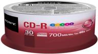 📀 sony 30cdq80xp cd-r 48x 80 min/700mb color compact disc spindle, 30-pack logo