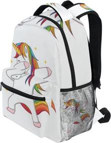 img 2 attached to Школьный рюкзак Dinosaurs Colored Bookbag