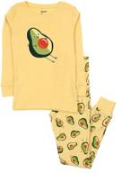 leveret toddler unisex cotton pajamas for boys' clothing logo
