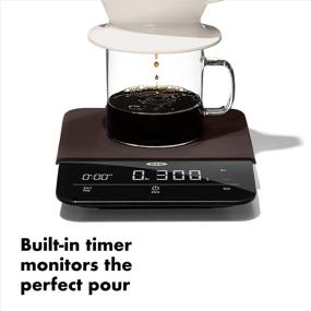 img 3 attached to ☕ Enhance Your Coffee Brewing Experience with OXO BREW 6 Lb. Precision Coffee Scale with Timer, Black