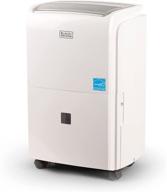 🌬️ energy star certified black+decker dehumidifier with drain pump for extra large spaces and basements, 4500 sq. ft. capacity - bdt50pwtb logo
