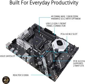 img 2 attached to ASUS Prime X570-P Ryzen 3 AM4: PCIe Gen4, Dual M.2 HDMI, SATA 6GB/s USB 3.2 Gen 2 ATX Motherboard - Top Performance and Connectivity for Ryzen CPUs