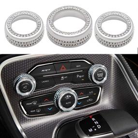 img 4 attached to 💎 Enhance Your Dodge & Chrysler AC Controls with Thor-Ind Bling Air Conditioner Knob Cover