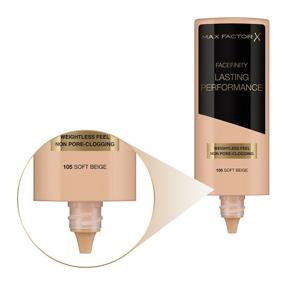 img 2 attached to 💄 Max Factor Long Lasting Performance Foundation Soft Beige - 1.1oz