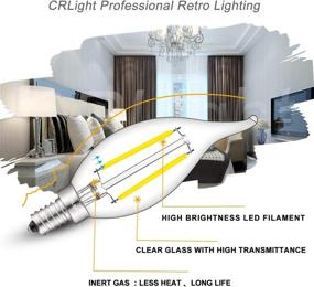 img 3 attached to 💡 Revolutionary CRLight Candelabra Chandelier: Industrial Non-Dimmable Lighting Components