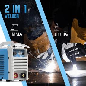 img 3 attached to 🔥 Yeswelder 145A ARC MMA Stick Welder with Lift TIG Torch: Dual Voltage IGBT Inverter Welder with Digital Display and Built-in Hot Start ARC Force - Stick MMA/Lift TIG 2 in 1 Portable Welding Machine