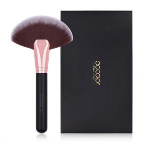 img 4 attached to 🖌️ Docolor Fan Brush: Professional Highlighting Makeup Brush for Effortless Cheekbone Contouring and Blush Application - Soft Cosmetic Tool