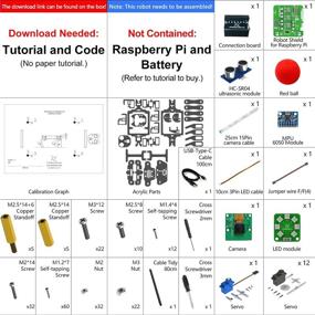 img 3 attached to 🐶 Freenove Robot Dog Kit: Raspberry Pi 4 B 3 B+ B A+ with Walking, Self Balancing, Ball Tracing, Face Recognition, Ultrasonic Ranging, Camera Servo – NOT Contained