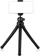 📱 homemo phone tripod mount stand camera holder for iphone 12/12 pro/12 mini/12 pro max, 11/11 pro/11 pro max/ x/xs/xr/xs max, and more - black logo