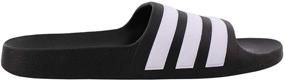 img 2 attached to 👟 Adidas Adilette Water White Black Boys' Outdoor Shoes