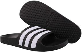 img 3 attached to 👟 Adidas Adilette Water White Black Boys' Outdoor Shoes