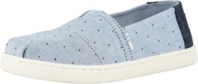 img 1 attached to Туфли TOMS для женщин модель Классические для мальчиков в стиле лоферы