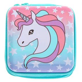 img 1 attached to 🦄 Sparkle and Shine with Claire's Club Miss Glitter the Unicorn Mini Makeup Set - Perfect for Girls! A Cream and Powder Delight with Eyeshadows, Lipstick, and Applicator - Ideal Stocking Filler