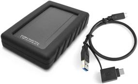 img 3 attached to Миниатюрный USB-C 2TB 💪 Прочная портативная SSD: Неразрушимое хранилище