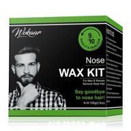 💨 nose wax kit: easy and painless nose hair removal for men and women at home logo