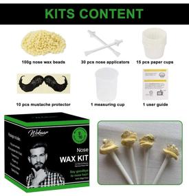 img 3 attached to 💨 Nose Wax Kit: Easy and Painless Nose Hair Removal for Men and Women at Home