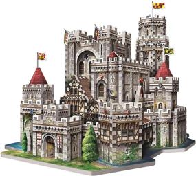 img 3 attached to WREBBIT 3D Arthurs Camelot 865 Piece: Unleash Your Imagination with this Incredible 3D Puzzle!