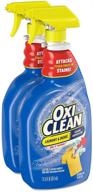 🌟 ultimate stain fighting power: oxiclean laundry stain remover, 31.5 fl. oz (pack of 2) logo