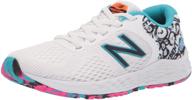 🍋 girls' aluminum lemonade athletic shoes by new balance for running logo