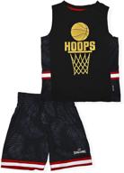 🏀 spalding 2 pack americana athletic basketball boys' clothing sets: stylish and sporty attire logo