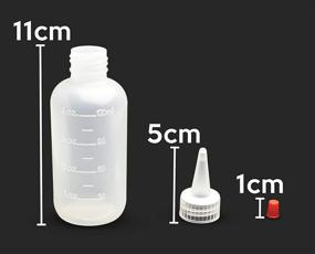 img 1 attached to 🧴 Bastex Plastic Squeeze Measurements Condiment: Convenient and Accurate Dispensing