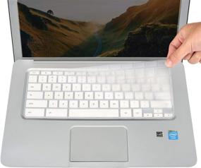 img 4 attached to 🔆 Clear Keyboard Cover for HP Chromebook 14a-na 14a-ca 14b-ca, 14-ak/ca/da Series, 14a-na0010nr/na0020nr/na0024nr, 14a-ca0022nr/ca0020nr, HP Chromebook 14 G2 G3 G4 G5 Accessories