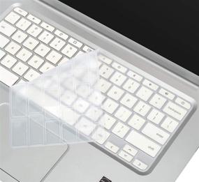 img 1 attached to 🔆 Clear Keyboard Cover for HP Chromebook 14a-na 14a-ca 14b-ca, 14-ak/ca/da Series, 14a-na0010nr/na0020nr/na0024nr, 14a-ca0022nr/ca0020nr, HP Chromebook 14 G2 G3 G4 G5 Accessories