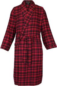 img 3 attached to 👔 Casual Trends: Flannel Men's Sleepwear with a Classic Touch for Sleep & Lounge