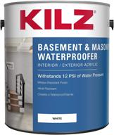🎨 kilz 1-gallon white interior/exterior waterproofing paint for basement and masonry logo