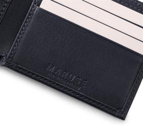 img 2 attached to Бумажник Maruse Bifold Минималистский Удобство