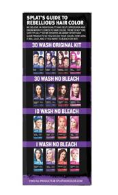 img 3 attached to 💜 Vibrant Violet Hair Dye: Splat Midnight, No Bleach, 30 Wash Semi-Permanent | Vegan & Cruelty-Free