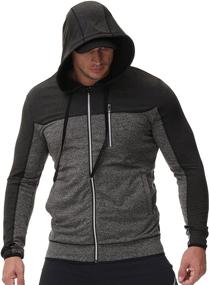 img 4 attached to Толстовки с рукавами для фитнеса и тренировок