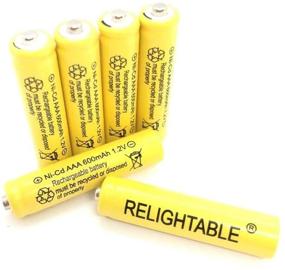 img 2 attached to Relightable 600MAh Rechargeable Batteries Remotes Household Supplies