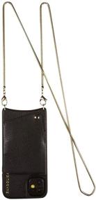 img 2 attached to Чехол Bandolier Belinda Crossbody с кошельком - стильная черная кожа с золотыми деталями для iPhone XR только