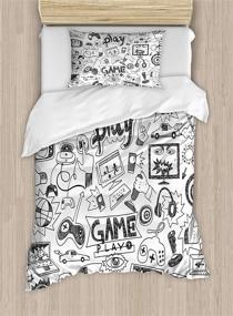 img 4 attached to Bedding Monochrome Sketch Monitor Collection