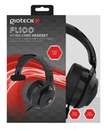 gioteck fl 100 wired headset playstation 4 logo