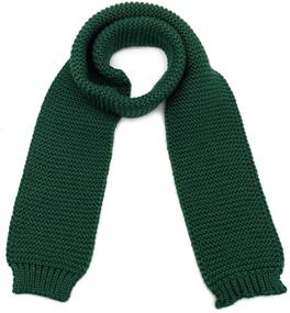 img 2 attached to 🧣 Вязанные детские шарфы Dolores: стильные аксессуары для модных молодых девушек
