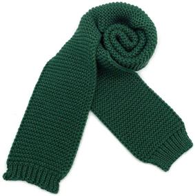 img 4 attached to 🧣 Вязанные детские шарфы Dolores: стильные аксессуары для модных молодых девушек