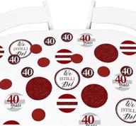 big dot of happiness we still do - 40th wedding anniversary giant circle confetti: sprinkle joy with large confetti 27 count! logo