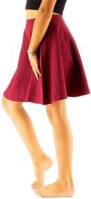 img 4 attached to Cotton X-Large Girls' Clothing - Vivians Fashions Skirts