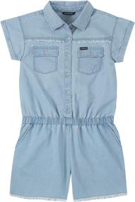 img 4 attached to Calvin Klein Romper Chambray 14
