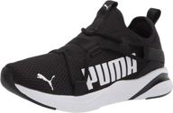 puma softride running black white men's athletic shoes: ultimate comfort and style logo