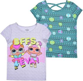 img 4 attached to 👚 Short-Sleeved Surprise Shirt for Girls | Girls' Clothing | SEO-optimized